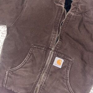 Size xs(6) Carhartt Dark brown coat
